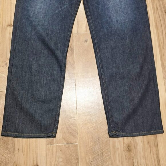 Nwt Willis & Walker Sz 42* Big & Tall Relaxed Fit Dark Wash Jeans USA Made 43x39 - Picture 6 of 15